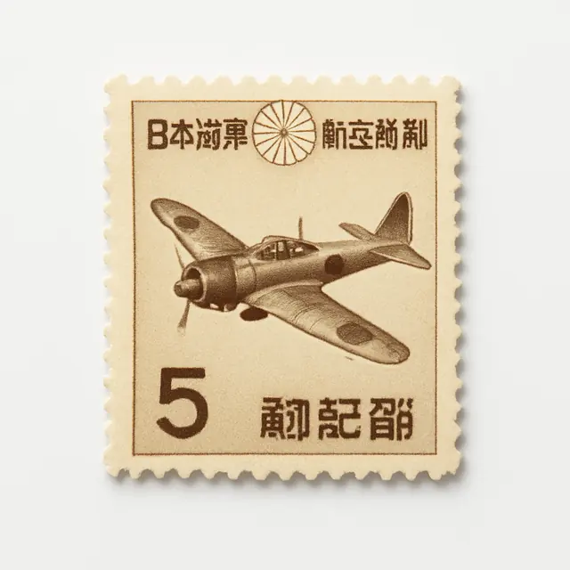 1943年日本海軍航空隊創立記念切手